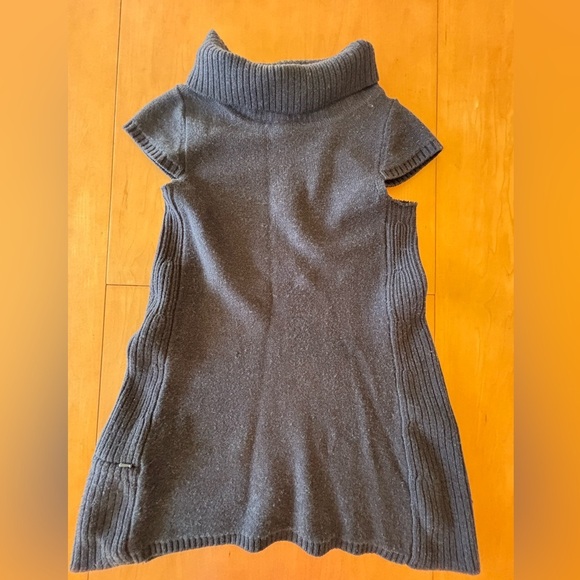 IBEX S Kurta Merino Wool brown cap sleeve cowl neck tunic vest - Picture 1 of 11